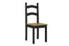Imagen de Silla BARBACOA x 2 madera negro miel