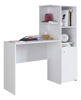 Imagen de Escritorio Mesa Pc Con Armario Estantes Puerta 128cm Ancho Color Blanco