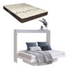 Imagen de Cama Repisa Rebatible Latino 2 P. + Colchón Espuma Confort