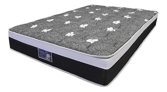 Imagen de Colchon 2 Plazas Espuma Extra Firme 130kg Eurotop Ag D80 Negro