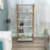 Imagen de Estanteria Armario Biblioteca Living 5 Estantes Estilo Eames Color Blanco/castaño