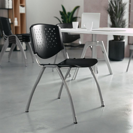 Imagen de Silla ARTI fija asiento PP apilable