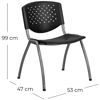 Imagen de Silla ARTI fija asiento PP apilable