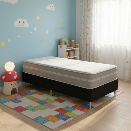 Imagen de Set Colchon CARBONO + Box PREMIUM 88 188