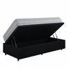 Imagen de Set Cama Baul SLEEP + Colchon CARBONO  88
