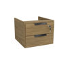 Imagen de Cajonera p/escritorio VERSATIL 2 cajones c/llave
