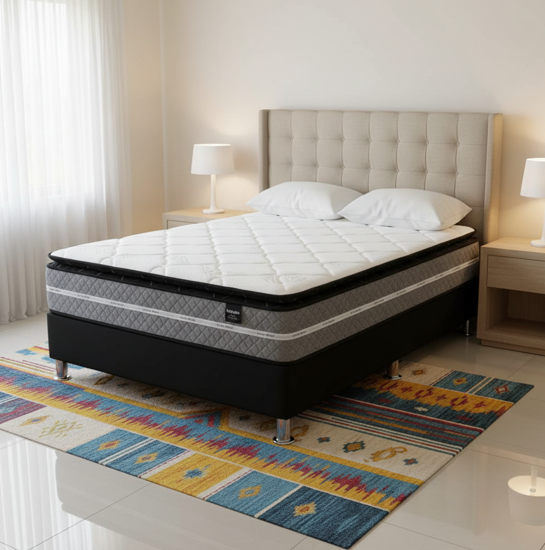 Imagen de Set Colchon PRO PEDIC + Box PREMIUM 138 188