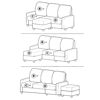 Imagen de Sillon ICELYN MODULAR comp. 3 cuerpos isla crema