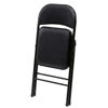 Imagen de Silla plegable DARK negra tapizada