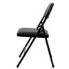 Imagen de Silla plegable DARK negra tapizada