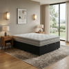 Imagen de Set Cama Baul SLEEP + Colchon CARBONO 138