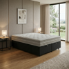 Imagen de Set Cama Baul SLEEP + Colchon CARBONO 158