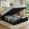 Imagen de Set Cama Baul SLEEP + Colchon CARBONO 158