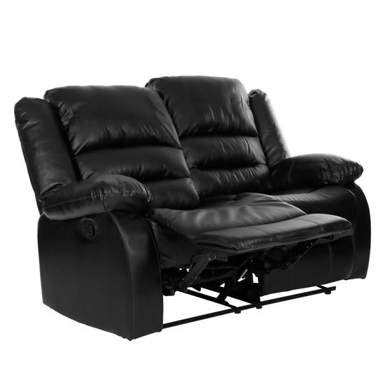 Imagen de Sillon reclinable RAFAEL negro 2 cuerpos