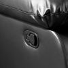 Imagen de Sillon reclinable RAFAEL negro 2 cuerpos