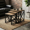 Imagen de Mesa de Living SCOT Set x3 45/40/35cm cuadrada