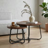 Imagen de Mesa de Living DISCO Set x2 70/50cm redonda