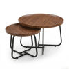 Imagen de Mesa de Living DISCO Set x2 70/50cm redonda