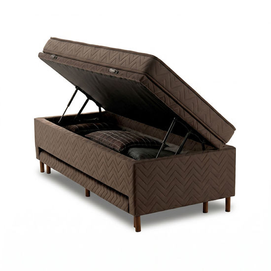 Imagen de Set Cama Baul Marinera KAP+Colchon LEV 88 188 12